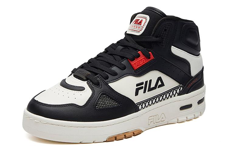 Кроссовки мужские FILA Teratach Mid top черно-белые, 42.5 EU