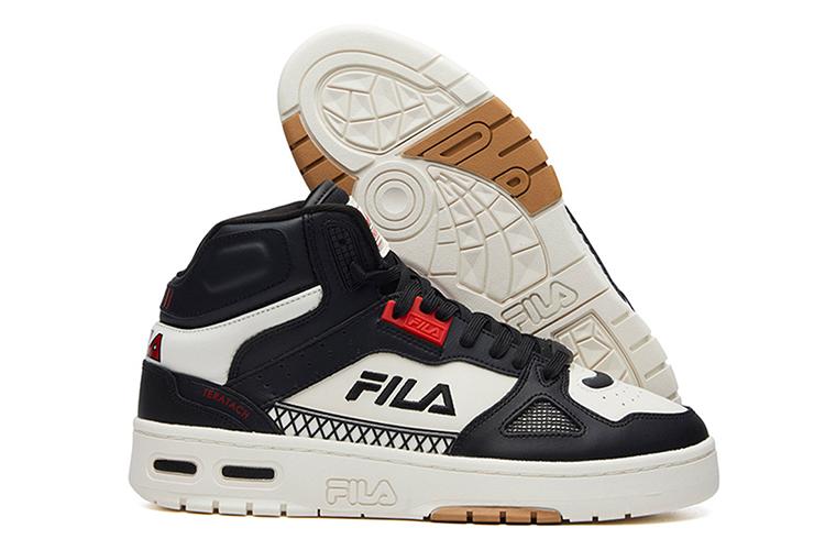Кроссовки мужские FILA Teratach Mid top черно-белые, 42.5 EU