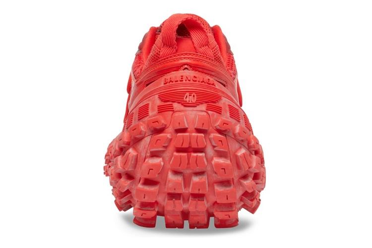 Кроссовки мужские Balenciaga Defender красно-черные, 43 EU