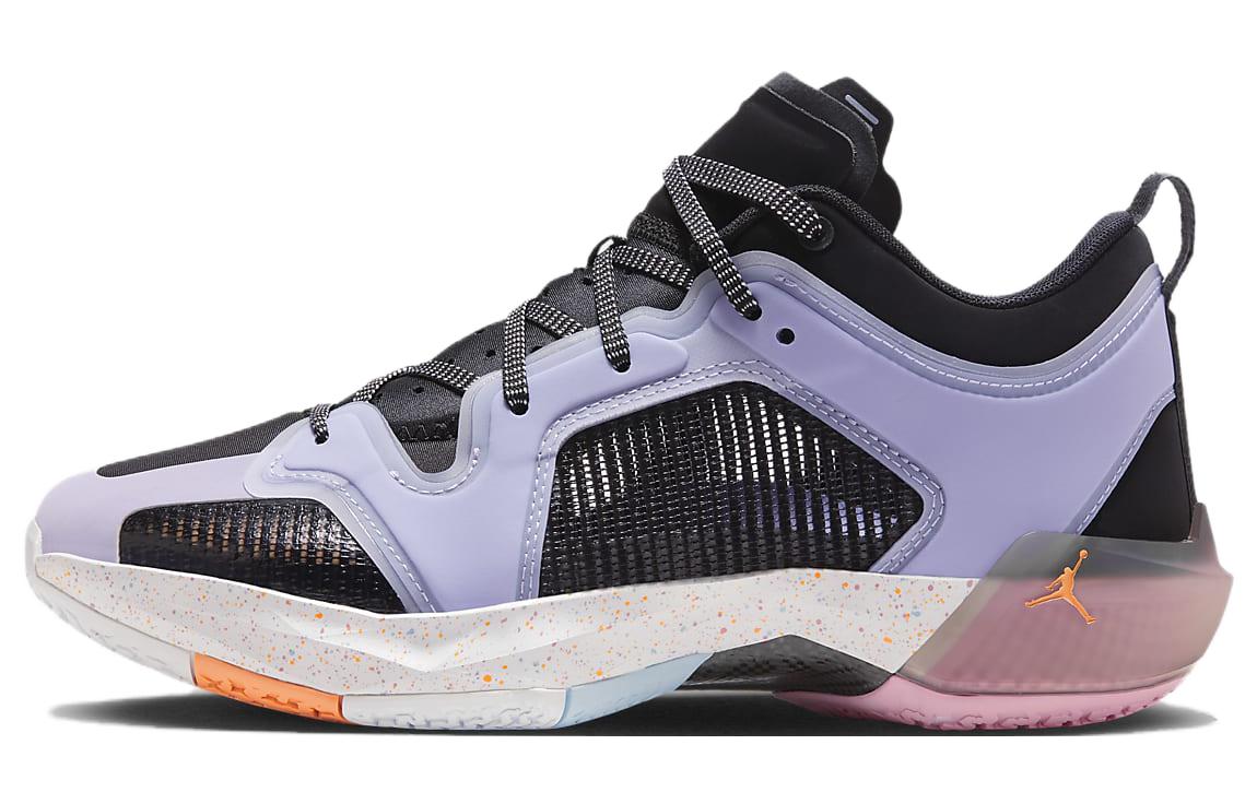 Кроссовки унисекс Air Jordan 37 Dongdan фиолетово-черные