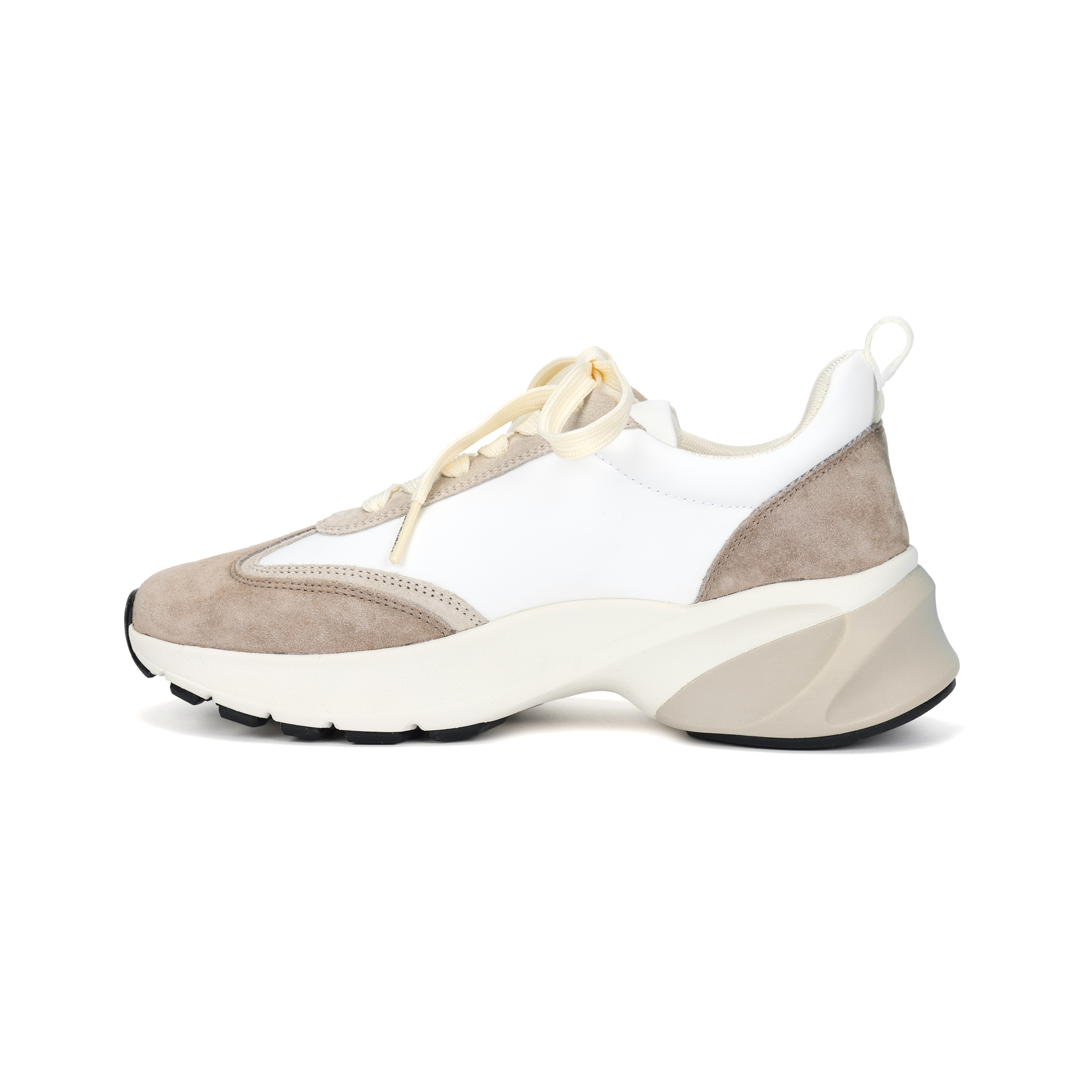 Кроссовки женские TORY BURCH GOOD LUCK TRAINER белые-бежевые, 37 EU