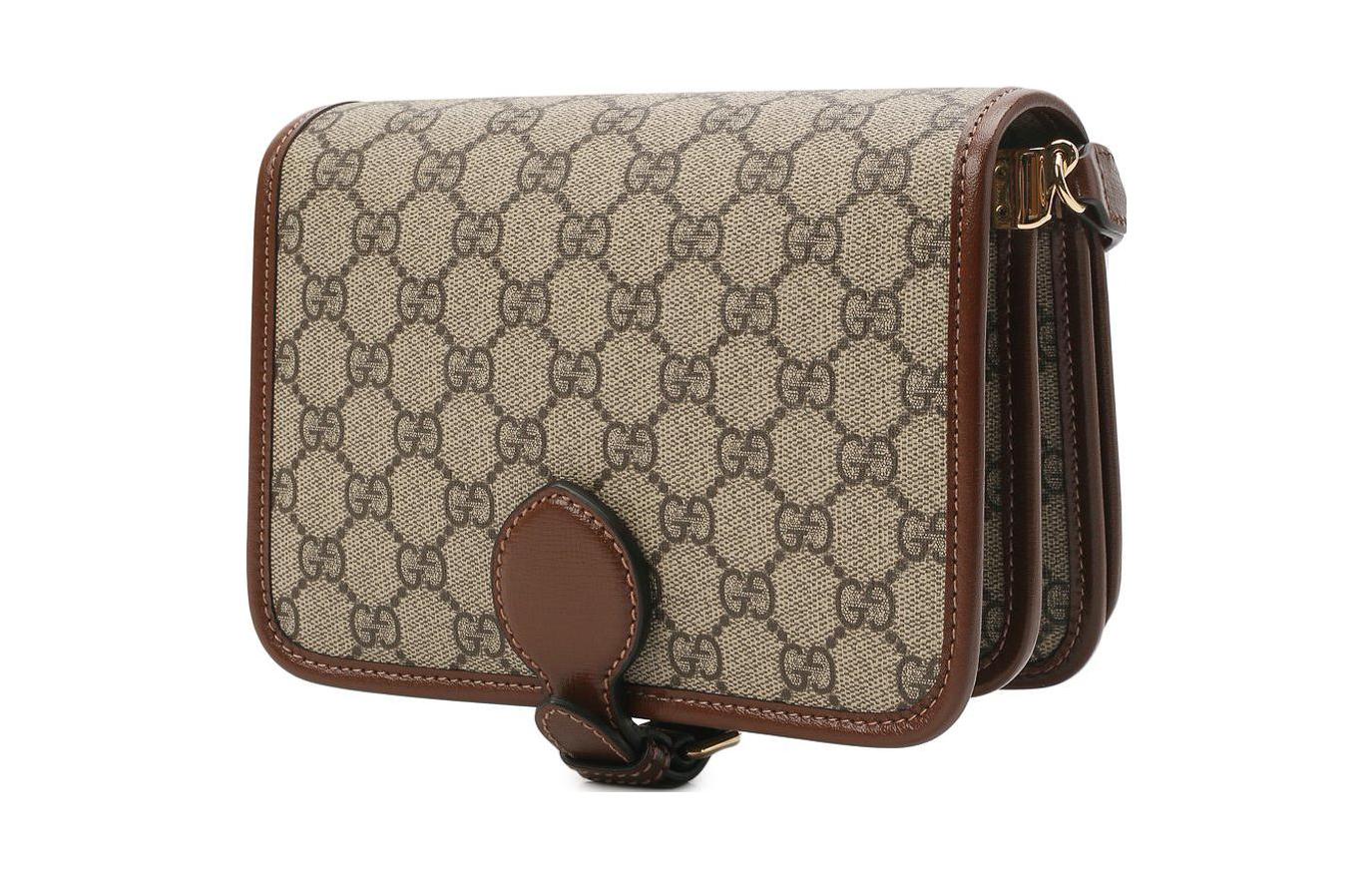 Сумка унисекс GUCCI Trunk Bag коричневая