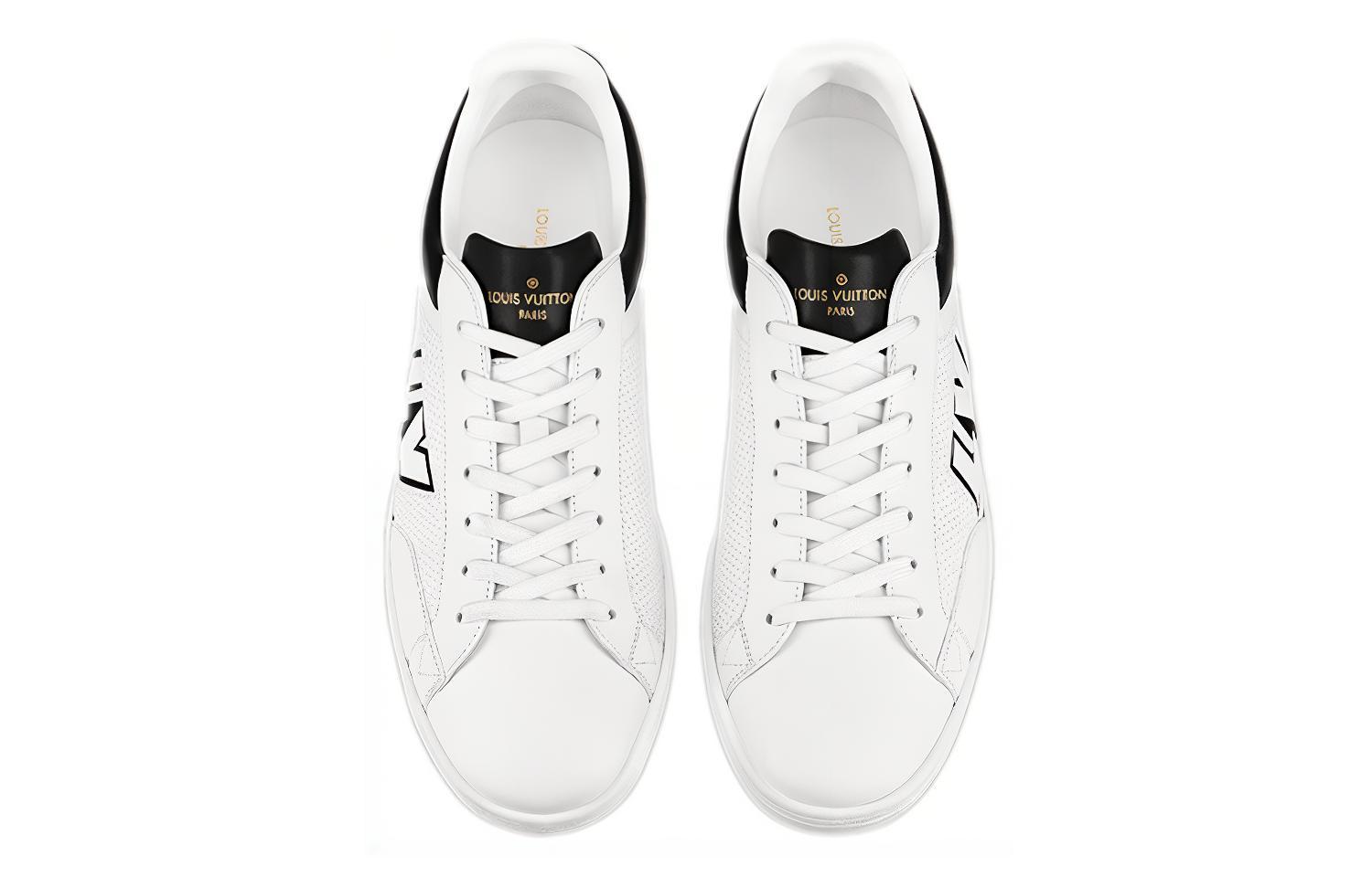 Кроссовки мужские LOUIS VUITTON Luxembourg Sneakers белые, черные, 42 EU