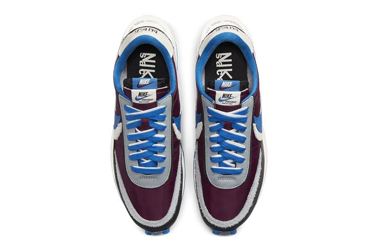 Кроссовки унисекс Nike X Sacai X Undercover LDWaffle night maroon team royal