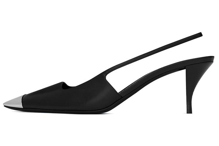 Туфли женские SAINT LAURENT Blade Cone Heel черные, 37.5 EU