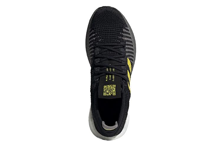 Кроссовки мужские Adidas Pulseboost Hd черные, желтые, 44 2/3 EU