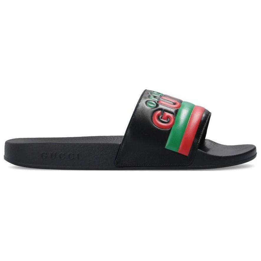 Шлепанцы мужские GUCCI 632183 DIR00 1000 черные, 40 EU