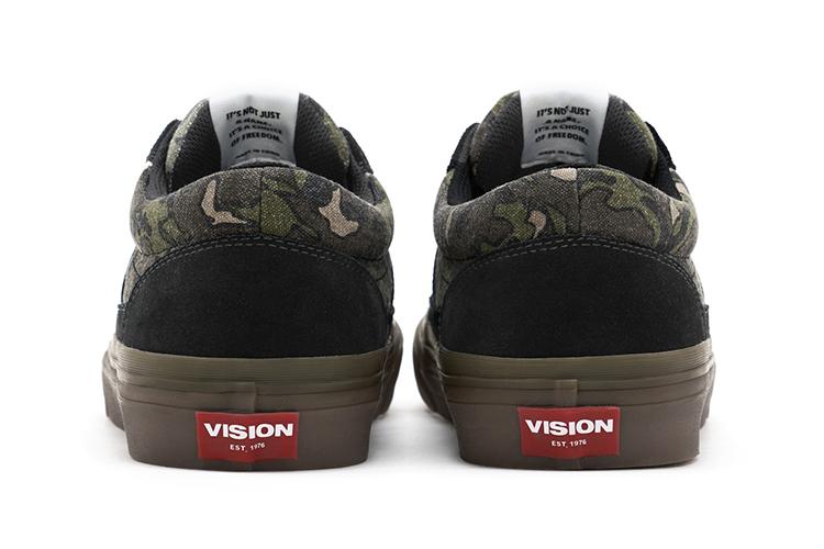 Кеды унисекс Vision Street Wear Stick Low армейский зелёный, 42.5 EU