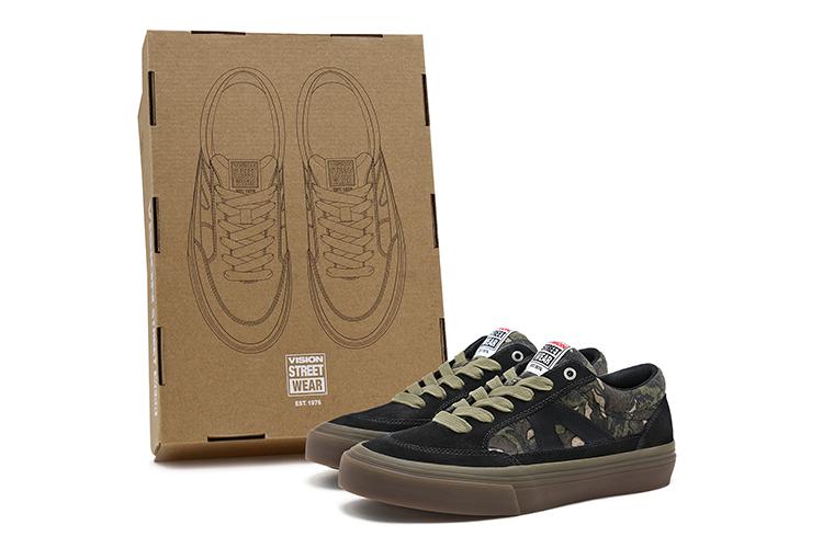Кеды унисекс Vision Street Wear Stick Low армейский зелёный, 42.5 EU