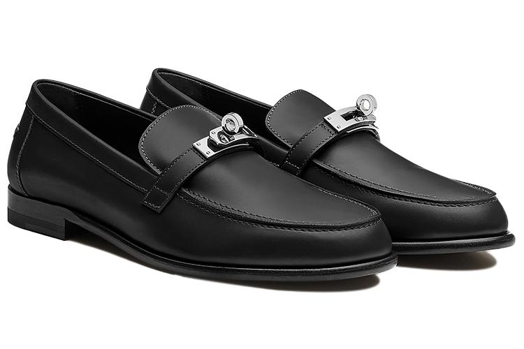 Лоферы женские HERMES Destin черные, 39.5 EU