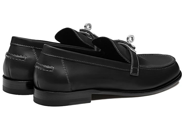 Лоферы женские HERMES Destin черные, 39.5 EU