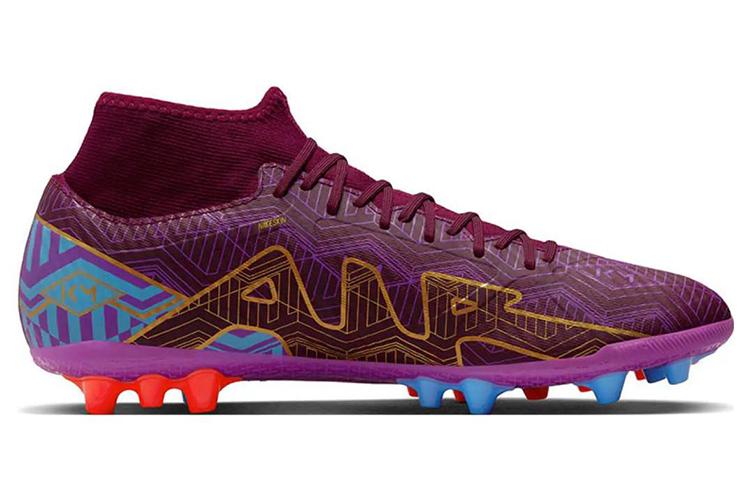 Футбольные бутсы Nike Zoom Superfly 9 Elite KM FG мужские, dark beetroot, 41 EU