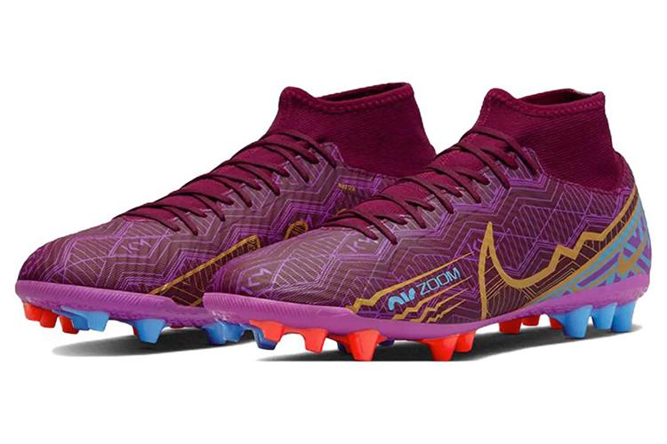 Футбольные бутсы Nike Zoom Superfly 9 Elite KM FG мужские, dark beetroot, 41 EU