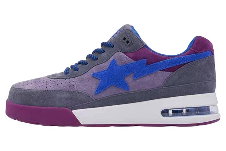 Кроссовки мужские A BATHING APE Road Sta #1 M2 серые-фиолетовые, 42.5 EU