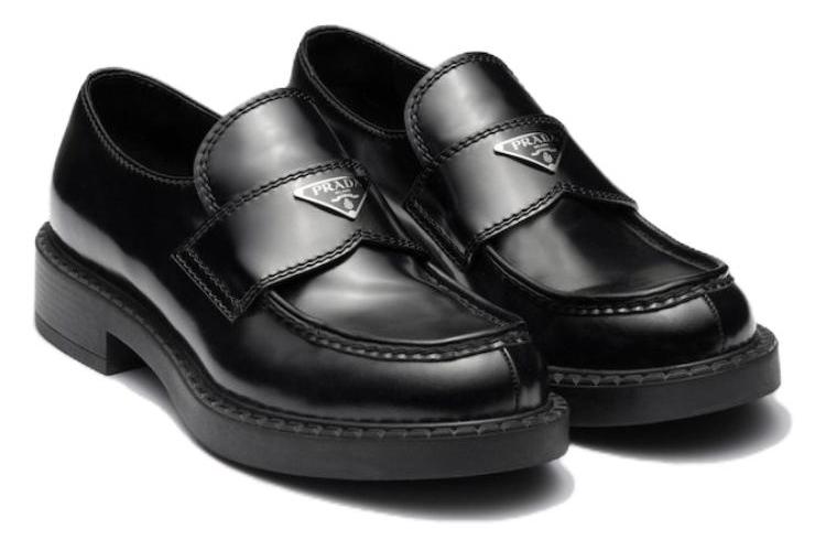 Лоферы мужские PRADA 2DE127_055_F0002 черные, 41 EU