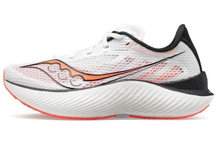 Беговые кроссовки женские Saucony Endorphin Pro 3 белые, orange red