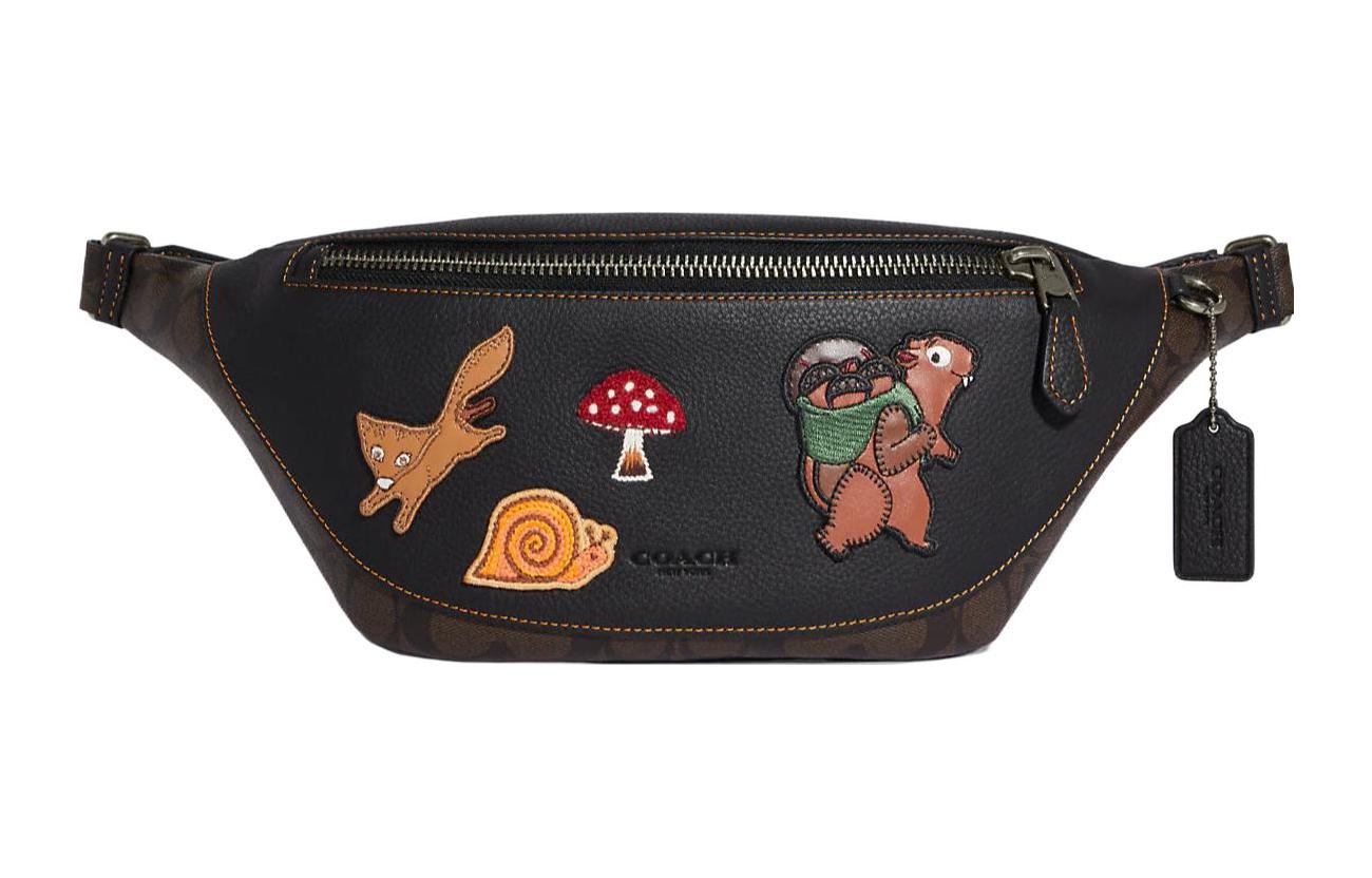 Поясная сумка мужская COACH Warren Large Size, mahogany