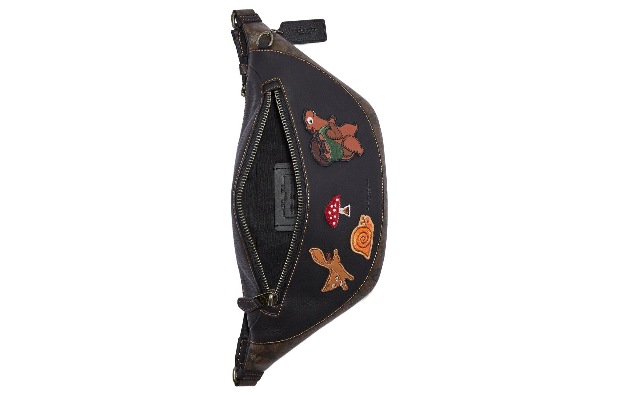 Поясная сумка мужская COACH Warren Large Size, mahogany