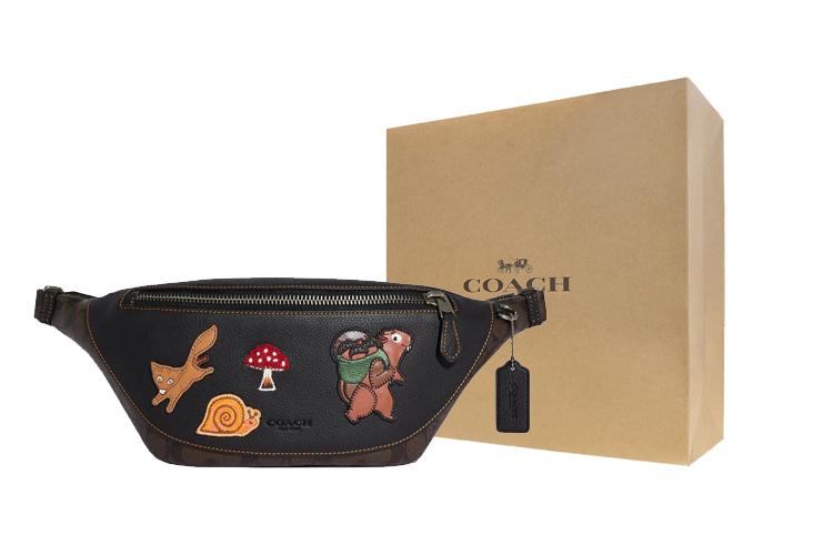Поясная сумка мужская COACH Warren Large Size, mahogany