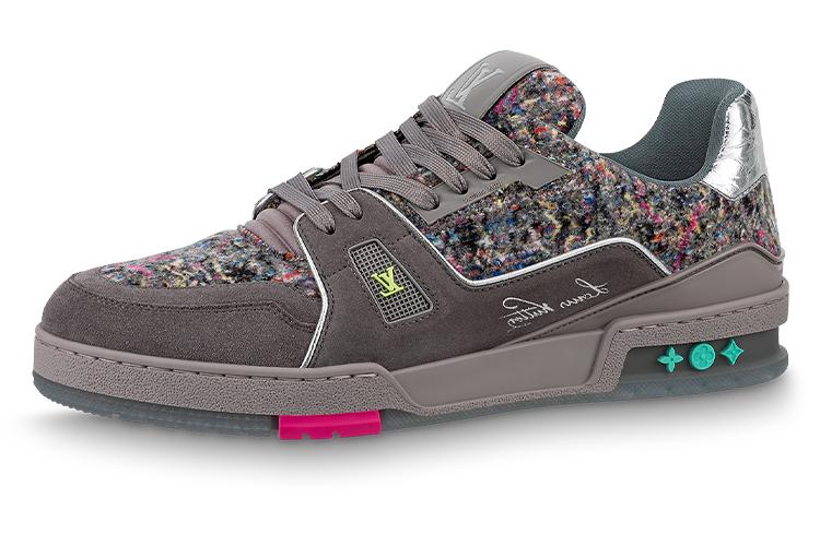 Grey With Colorful Mesh