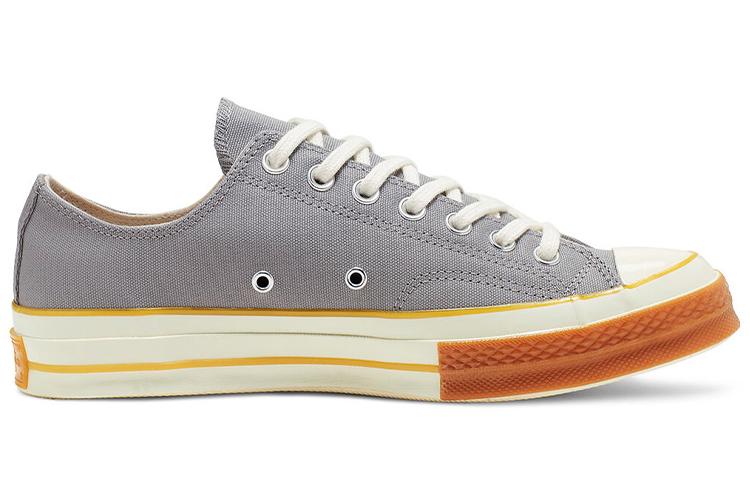 Кеды унисекс Converse Chuck Taylor All Star 1970s Pop Toe серые-оранжевые, 37 EU