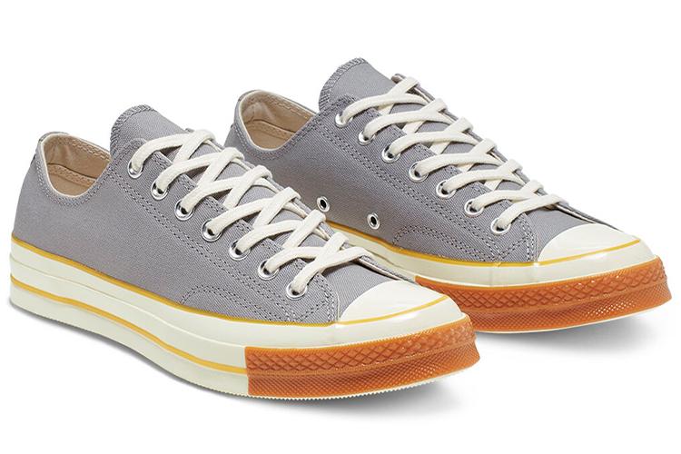 Кеды унисекс Converse Chuck Taylor All Star 1970s Pop Toe серые-оранжевые, 37 EU
