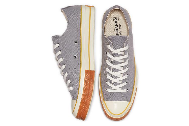 Кеды унисекс Converse Chuck Taylor All Star 1970s Pop Toe серые-оранжевые, 37 EU