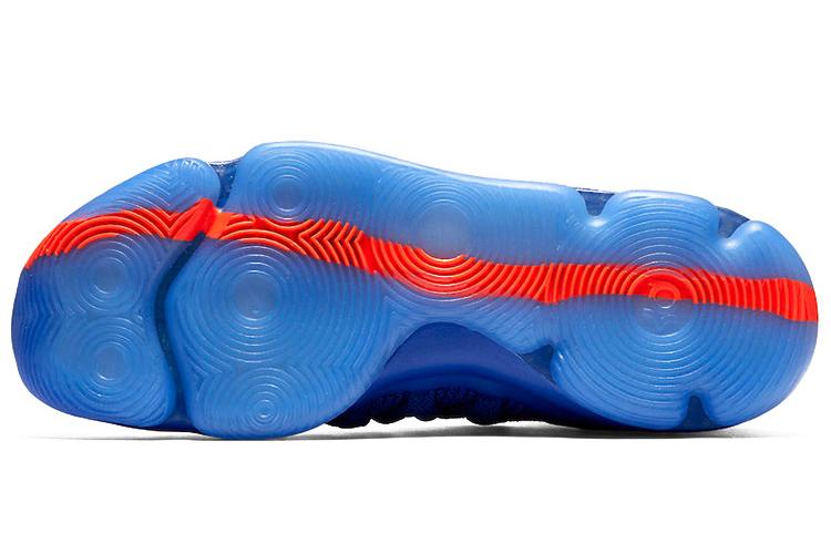 Кроссовки мужские Nike KD 10 EP 'City Edition' синие-оранжевые, 42.5 EU