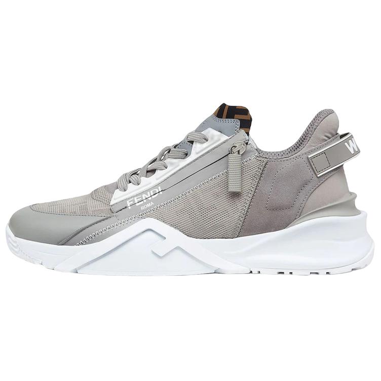 Кроссовки мужские FENDI Flow Low Top серые