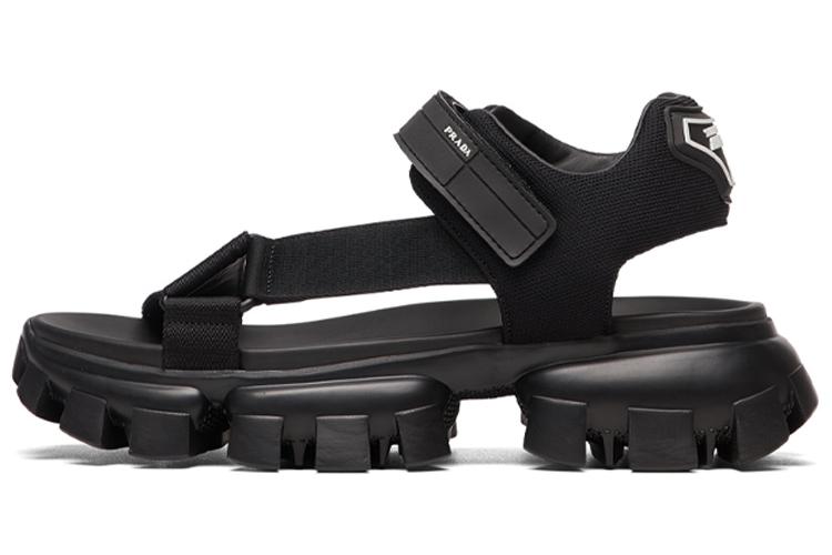 Сандалии мужские PRADA Cloudbust Thunder черные, 43 2/3 EU