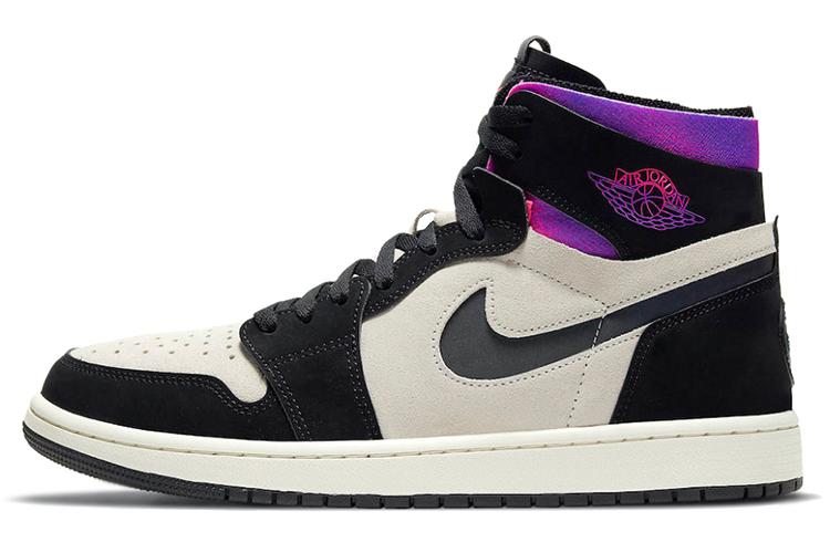 Кроссовки унисекс Air Jordan 1 High Zoom Comfort PSG винтажные, beige-black