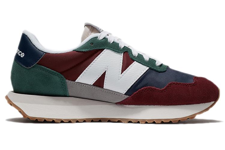 Кроссовки мужские New Balance 237 красные, зелёные, синие, 37 EU
