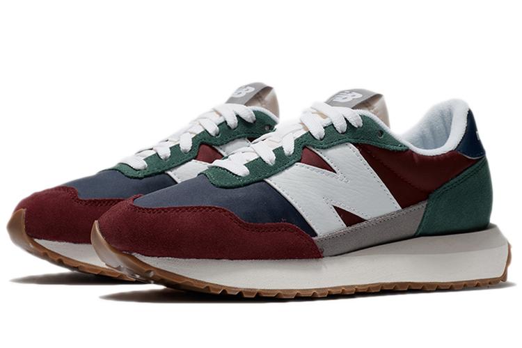 Кроссовки мужские New Balance 237 красные, зелёные, синие, 37 EU