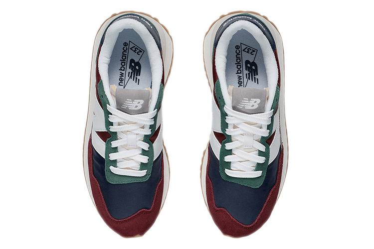 Кроссовки мужские New Balance 237 красные, зелёные, синие, 37 EU