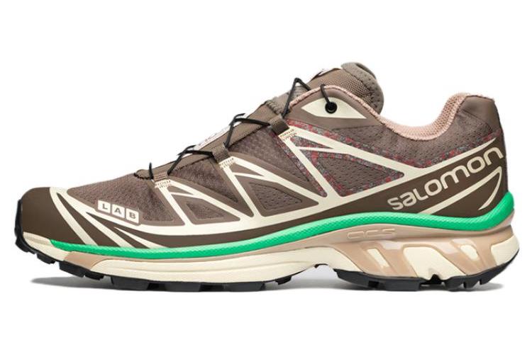 Беговые кроссовки унисекс SALOMON XT-6 Mindful ярко-зелёные