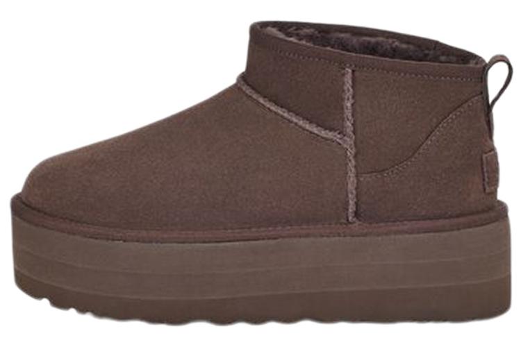 Угги женские UGG Classic Ultra Mini Platform шоколадные