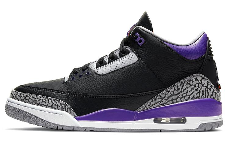 Кеды унисекс Air Jordan 3 Retro Court Purple