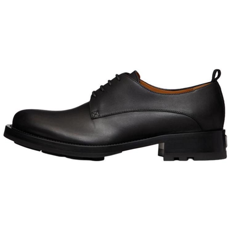 Туфли мужские Valentino Garavani Roman Stud Derby Shoes черные-коричневые, 42 EU