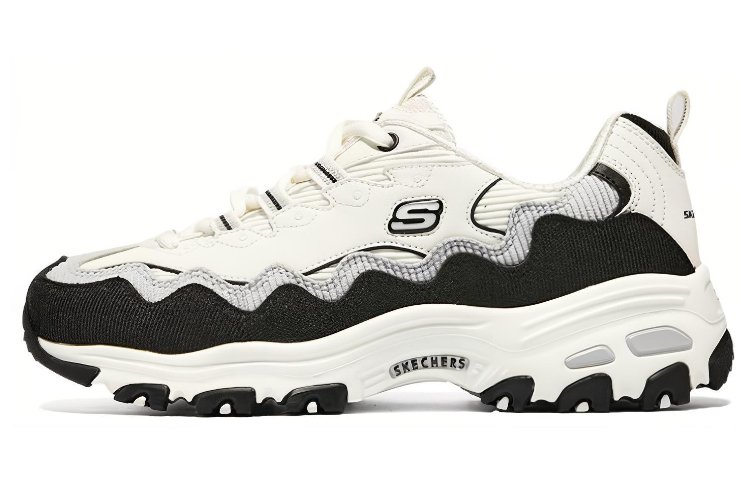 Кроссовки женские Skechers D'Lites Biggest Fan белые, черные