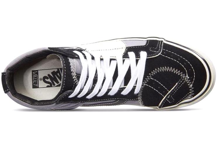 Кеды унисекс Vans SK8-Hi Bricolage LX черные, фиолетовые, 38 EU