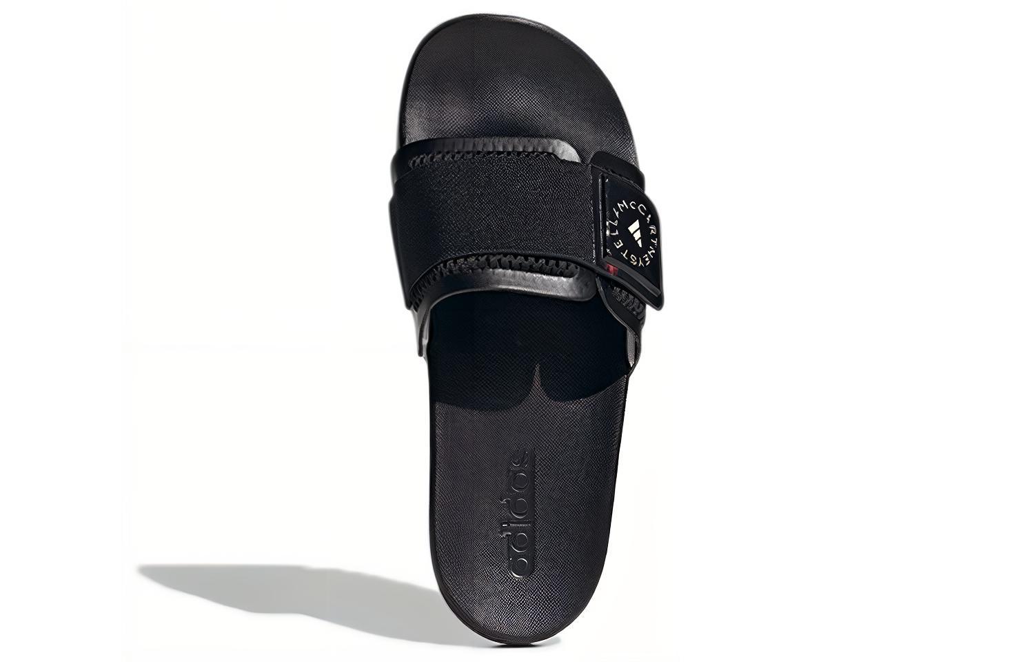 Шлепанцы женские Adidas Adilette черно-белые, 38 EU