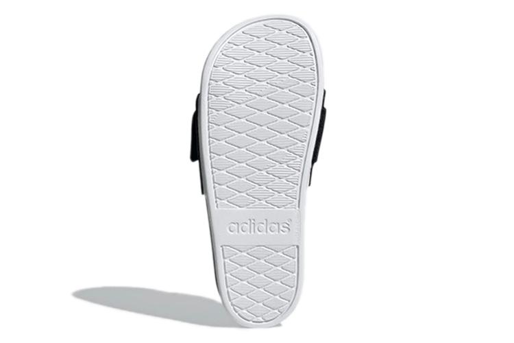 Шлепанцы женские Adidas Adilette черно-белые, 38 EU