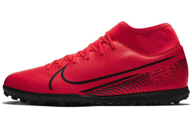Футбольные бутсы мужские Nike Mercurial Superfly 7 красно-черные