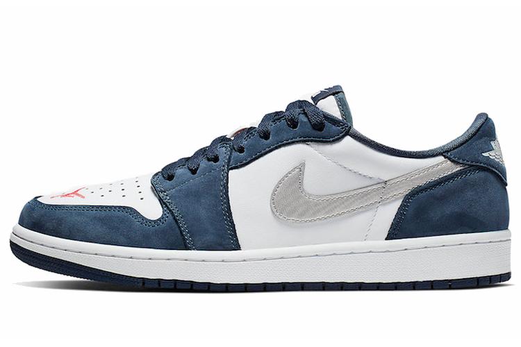 Спортивные кеды мужские Jordan 1 Low SB midnight navy