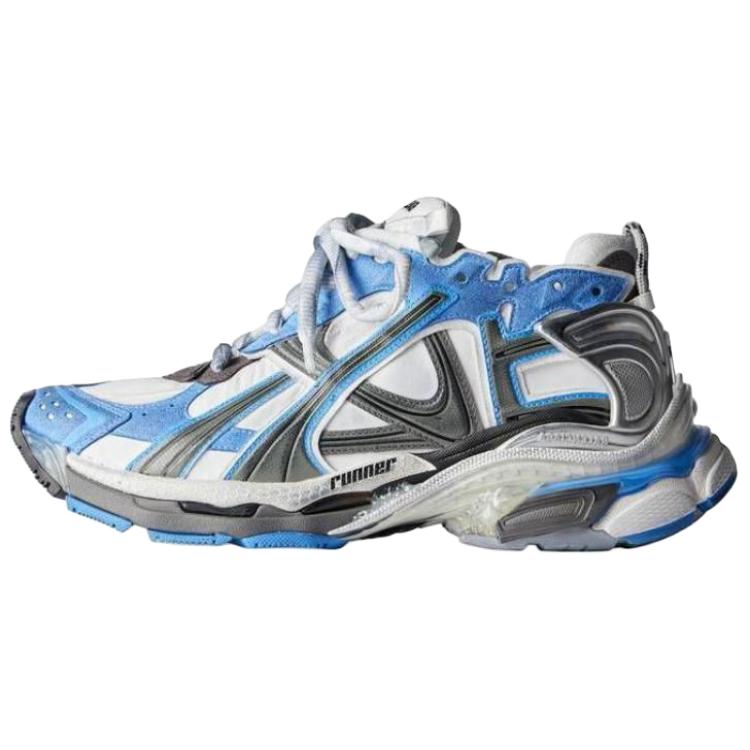 Кроссовки мужские Balenciaga Runner Sneaker Worn-Out, blue