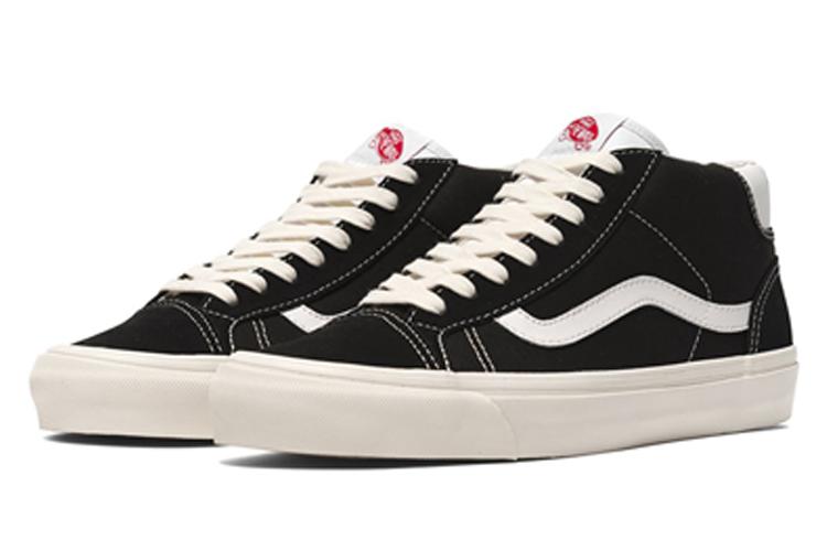 Кроссовки унисекс Vans OG Mid Skool 37 LX черные, 46 EU