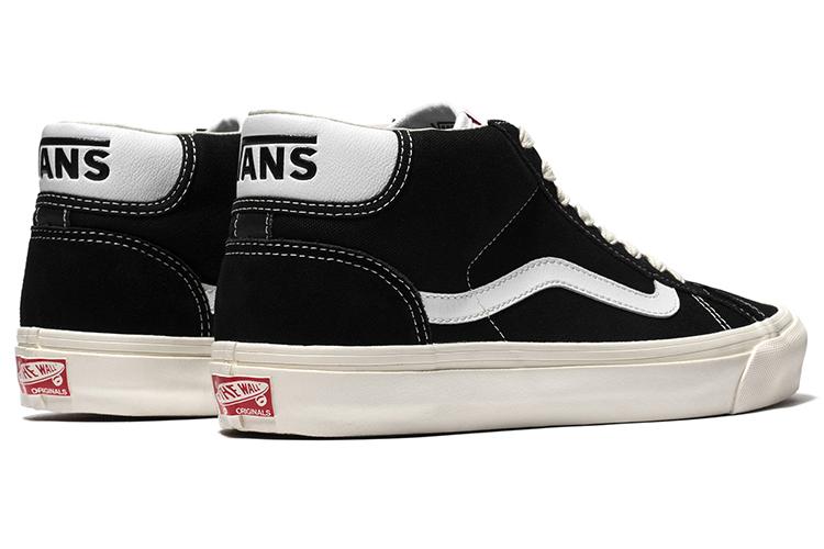 Кроссовки унисекс Vans OG Mid Skool 37 LX черные, 46 EU