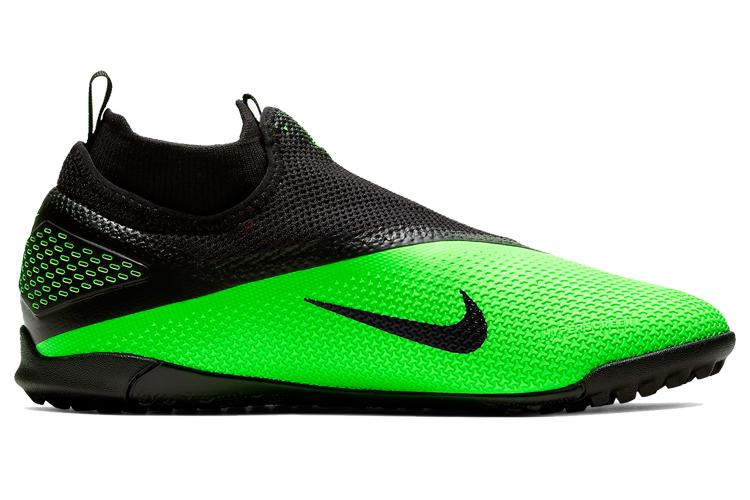 Футбольные бутсы мужские Nike Phantom Vision 2 React Pro DF TF черные, зеленые, 41 EU
