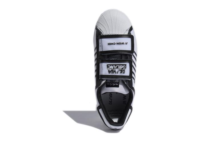 Кеды женские Adidas Superstar Olivia Oblanc X Ji Won Choi белые-черные, 36 EU