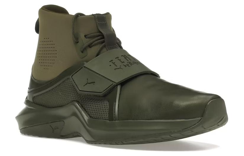 Кроссовки женские PUMA Leather Hi Rihanna Fenty cypress, 41 EU